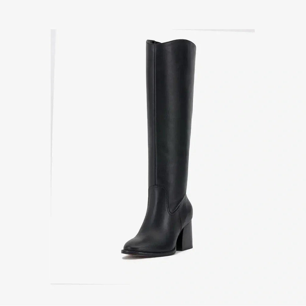 Vince Camuto - Leila Extra Wide-Calf Boots size 6.5rich mahogany - Picture 5 of 15